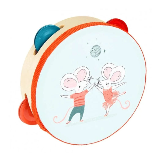 🥁 Children’s Tambourine “Mimi & Milo” – Fun, Colorful & Musical! 🎶